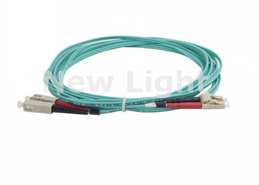 PVC Green Duplex Optyczny kabel światłowodowy LC SC OM3 Multimode 50/125 Do systemu CATV