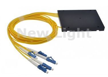 Rozdzielacz światłowodowy FTTH ABS / Rozdzielacz PLC 1x4 Pojedynczy tryb ze złączem LC UPC