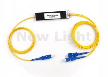 Rozdzielacz kabli światłowodowych, jednomodowy SC UPC MINI PLC 1x2 Splitter PLC