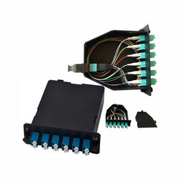 OS2 24 Złącze światłowodowe o niskiej stratności Złącze Mpo Mtp i adapter LC Duplex Fiber Cassette