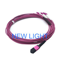 Kabel światłowodowy LSZH MPO żeński na 4 DX SC wielomodowy kabel krosowy OM3