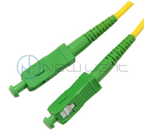 Zielony kabel światłowodowy SC Low LC z niskim wtrąceniem