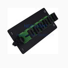 6 portów 4 X 4L Optyczne panele krosowe do montażu w szafie / Black Box Światłowodowy panel krosowy