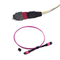 3,0 mm LSZH Okrągły kabel krosowy MPO MTP Wielomodowy dupleks 10G OM3 OM4