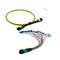 Jednomodowy 12 światłowodowy kabel MPO MTP Niska strata wtrąceniowa 3,0 mm wzmocniony warkocz