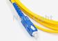 Patch kabla światłowodowego z wysokimi stratami powrotnymi / SC TO SC Single Mode Fibre Patch Cable