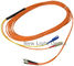 Duplex 62.5 / 125 Patchcord światłowodowy / tryb światłowodowy Kondycjonujący kabel skaczący