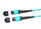 Męski lub żeński kabel bagażnika MPO / MTP, patchcord OM3 / OM4 8/12/24 Fibre