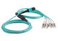 Kabel MPO do wentylatora MTP MPO TO LC Duplex Breakout 8/12 Patchcord światłowodowy