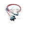 Kable światłowodowe E9 / 125 OS2 LC / APC Światłowodowe kable krosowe Pigtail światłowodowy