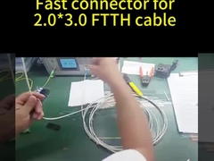 Niebieski SC UPC szybki zestaw złącza pokryty drutem do ram dystrybucyjnych