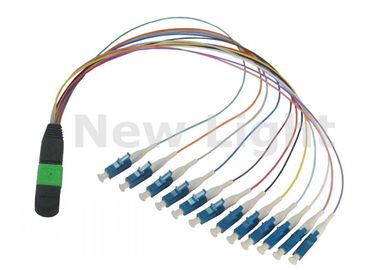Sieć teleinformatyczna MPO / MTP TO LC Cable / 12 rdzeniowy kabel światłowodowy