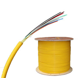 FTTTH 8-żyłowy wewnętrzny kabel światłowodowy Jednowarstwowy przewód światłowodowy PVC