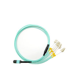 Kabel 12-rdzeniowy MPO MTP Kabel światłowodowy OM3 Mpo do kabla łączącego Lc Certyfikat CE ISO