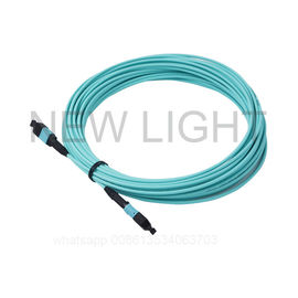 Okrągły kabel MPO MTP o długości 3,2 M, kabel połączeniowy złącza MPO / MTP z płaszczem LSZH