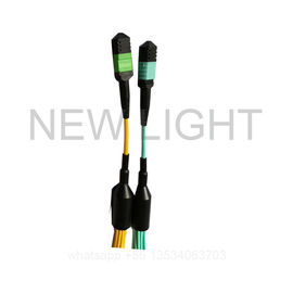 12 i 24-rdzeniowy MPO na 4 typy dupleksowych kabli światłowodowych LC Breakout Multi Color