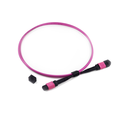kupować 12 światłowodowy kabel krosowy MPO MTP Niska strata wtrąceniowa OM3 PVC 3,0 mm OM4 50/125 online manufacture