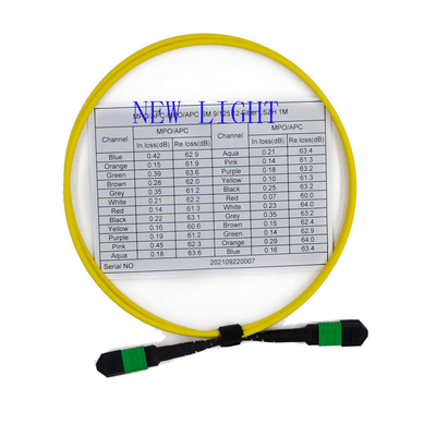 kupować OM3 SM MPO Breakout Cable Kurtka PVC / LSZH do panelu krosowego MTP online manufacture