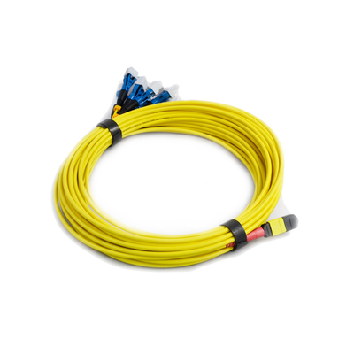kupować Wysoce zintegrowany kabel MPO do LC Breakout Kabel światłowodowy 0,9 mm z wentylatorem online manufacture