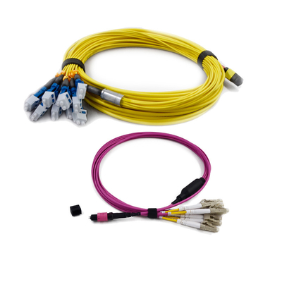 kupować 3,0 mm G657A1 MPO MTP Patchcord światłowodowy PVC / LSZH Niska strata wtrąceniowa online manufacture