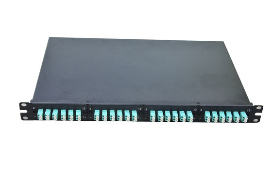 kupować 24/48-portowy metalowy panel krosowy światłowodowy ze złączami SC/LC/FC do dystrybucji światłowodów w centrum danych online manufacture