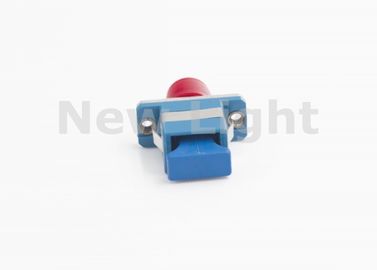 kupować SC FC SM SX Adapter światłowodowy Plastikowy adapter hybrydowy do optycznej ramki dystrybucyjnej online manufacture