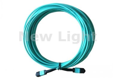 kupować 24 rdzeń / 12 podstawowych kabli MPO MTP APC <0,3dB Zielone pojedyncze przełączniki światłowodowe online manufacture