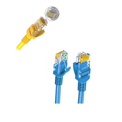 kupować Złote przewody patch Cat6 UL Certified Double Shielded Cat7 Network Cable online manufacture