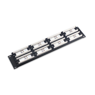 kupować Certyfikowany RoHS, ekranowany panel krosowy Ethernet RJ45 24 porty z zarządzaniem kablami online manufacture