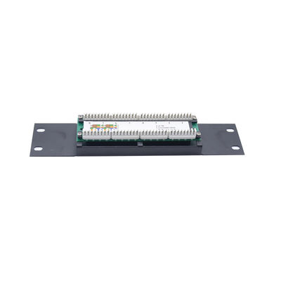 kupować Panel patch RJ45 z czarnym metaliem z wyżotą 1U i 2U oraz zarządzanie kablami do sieci Ethernet online manufacture