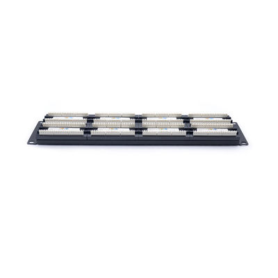 kupować Panel krosowy 1U 2U czarny metalowy RJ45 z zakończeniem Krone IDC do zarządzania kablami Ethernet online manufacture