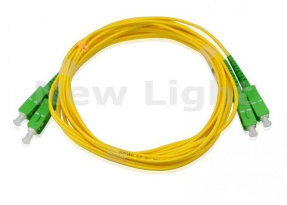 kupować FTTH SC APC Patch Cord 2,0 mm średnica jednowarunkowy kabel optyczny z włókna optycznego 3 m długość online manufacture