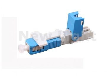kupować Błękitny łącznik szybkiej montażu SC UPC z utratą wstawienia 0,3 dB dla kabli 3,0 mm i 2,0 mm w aplikacjach FTTH online manufacture