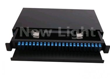 kupować Szafa do montażu w szafie rack 19 ", 24-portowa skrzynka rozdzielcza światłowodowa do terminala kablowego online manufacture