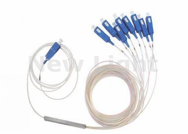 kupować SC UPC 1X8 PLC Pojedynczy łącznik światłowodowy Rozdzielacz Typ rury stalowej Do FTTH online manufacture