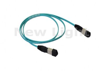 kupować OM4 5-metrowy przewód B typu MPO MTP 12-rdzeniowy wielomodowy z 3,0 mm Mini-okrągłym LSZH online manufacture
