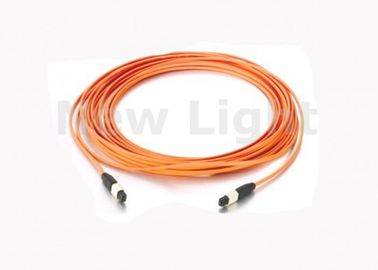 kupować 12-rdzeniowy wielomodowy kabel MPO MTP 50/125 5-metrowy przewód światłowodowy 3.0 mm Mini Round LSZH online manufacture
