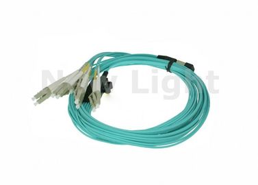 kupować 10 Metrowy OM4 12 rdzeń 3.0mm MPO Kabel MTP LSZH Kurtka MPO DO LC Cable online manufacture