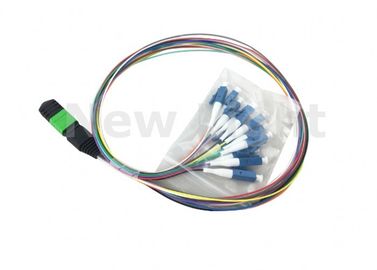 kupować 12 Szelki główne MPO DO KABLI LC, SM SX 0,9 mm 50 cm Długość Przewód wentylatora MPO online manufacture