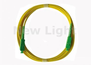 kupować Łatwa instalacja SC TO SC Patch kabel światłowodowy pojedynczy model 3.0mm średnica 1 metr długości online manufacture