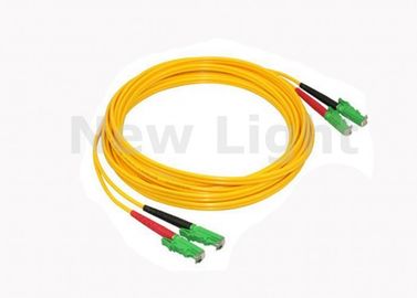 kupować 1,5 metra 2,0 Mm Średnica kabli światłowodowych E2000 / APC z płaszczem PCV online manufacture