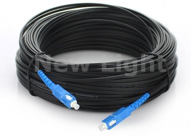 kupować 100M SC Simplex FTTH Kable światłowodowe Jumper jednomodowy Simplex G657A na zewnątrz online manufacture
