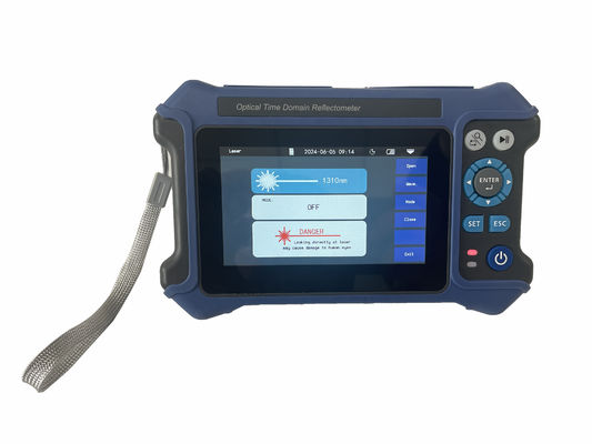 kupować Przenośny tester OTDR do światłowodów z długością fali 1310/1550nm, zasięgiem testu 100KM i ekranem dotykowym online manufacture