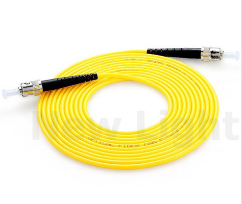 kupować ST/UPC Single Mode Optical Fiber Patch Cord z żółtym PVC/LSZH Fiber Patch Cable o średnicy 2,0 mm online manufacture