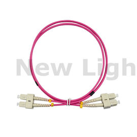 kupować 3-metrowy SC-SC Multimodowy kabel światłowodowy Patch Cord Duplex Z kablem Clip OM4 online manufacture