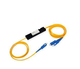 kupować Single Mode 1 X 2 Rozdzielacz światłowodowy SC / UPC PLC CATV / FTTX Zastosowanie systemowe online manufacture