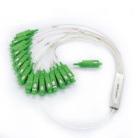 kupować Rozgałęźnik łączników światłowodowych MINI, SC APC 1 X 16 Rozdzielacz światłowodowy jednomodowy do Internetu FTTH online manufacture