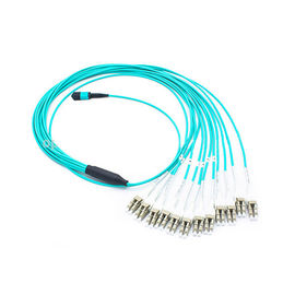 kupować 10 Gb OM3 Multi Mode MTP Fanout Cable dla 4-krotnego kabla LC Patch online manufacture