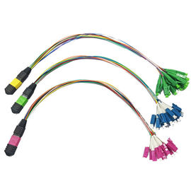 kupować LC Fan Out MPO Kabel MTP Multi Mode 12 Patch światłowodowy online manufacture