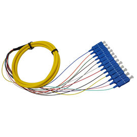 kupować 2 M Złącze F-Out Fiber Optic Tails SC dla ATTV / optycznej ramki dystrybucyjnej online manufacture
